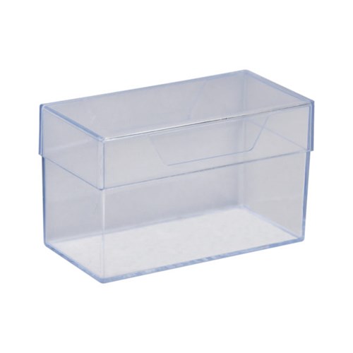 Deflect-O Business Card Box Large 100x60x50 130 Capacity